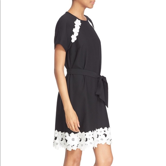 Kate spade Lace Trim Stain Crepe Dress Size 0 - Picture 4 of 8